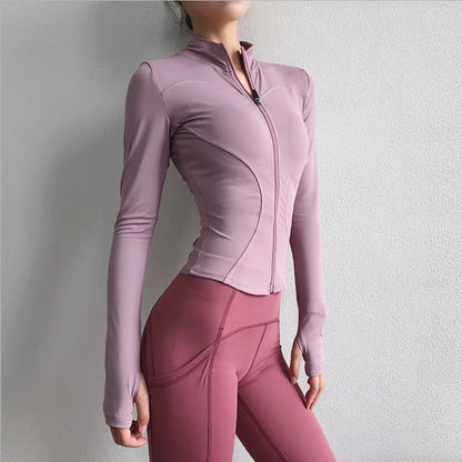 Chaqueta deportiva con cierre