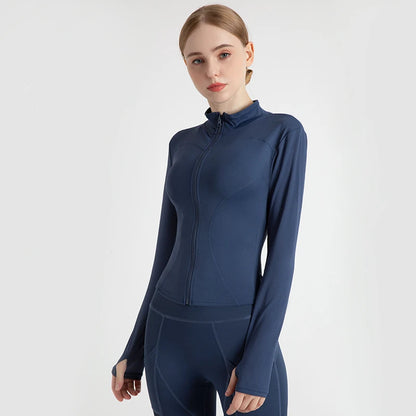 Chaqueta deportiva con cierre