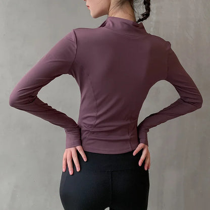 Chaqueta deportiva con cierre