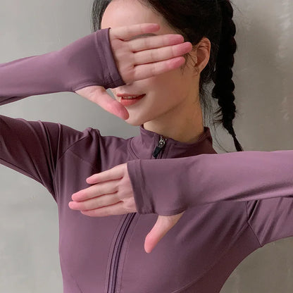 Chaqueta deportiva con cierre