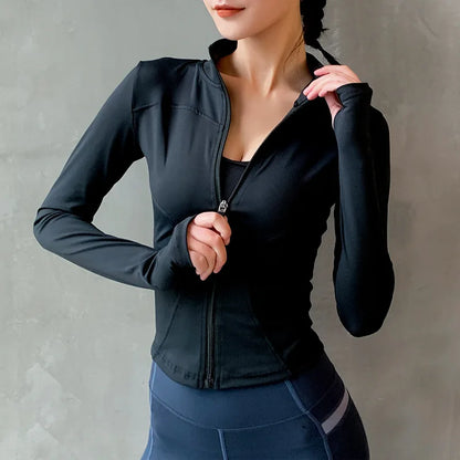 Chaqueta deportiva con cierre