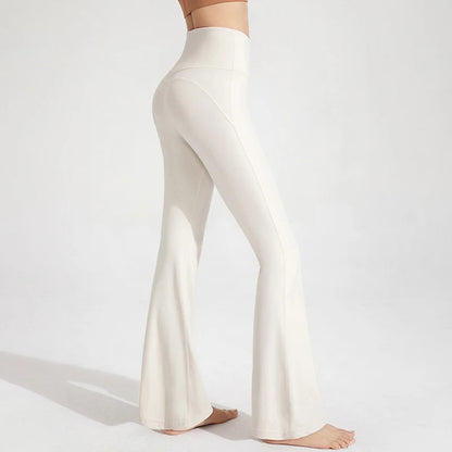 Pantalones acampanados de cintura alta
