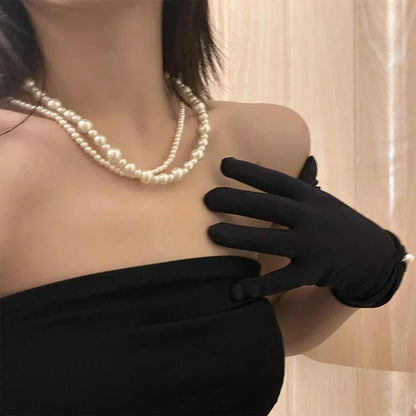 Collar de Perlas Multicapa