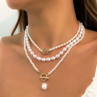 Collar de Corazón de Perla