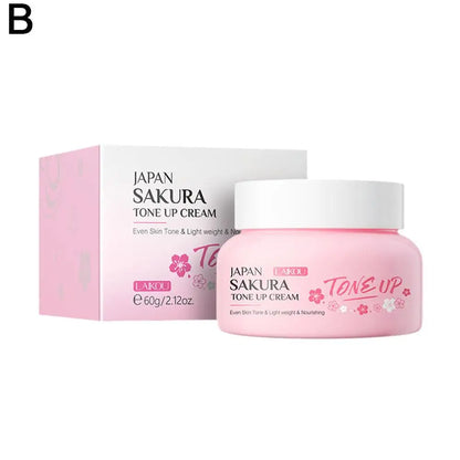 Crema facial hidratante de flor de cerezo