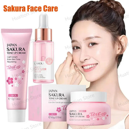 Crema facial hidratante de flor de cerezo