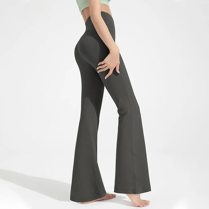 Pantalones acampanados de cintura alta