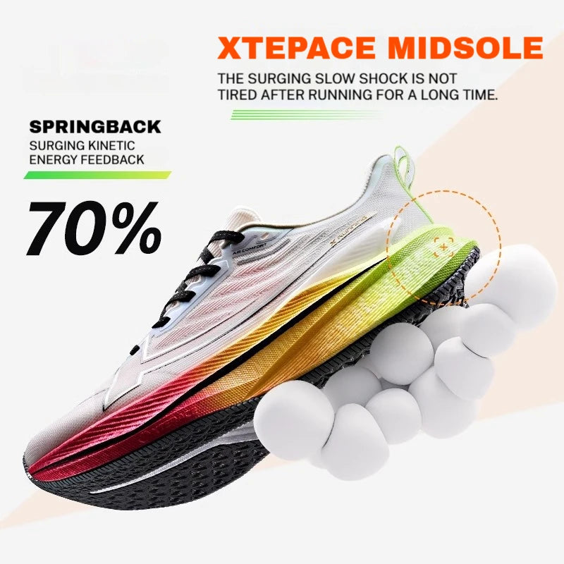 Xtep running shoes with cushioning