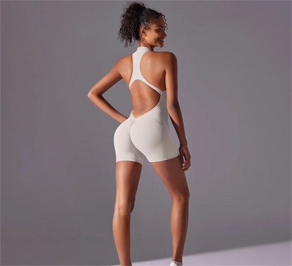 Slim-Fit Sport Jumpsuit
