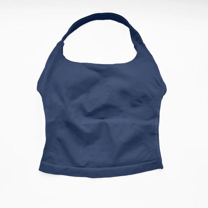 Top de gimnasia de tirantes finos