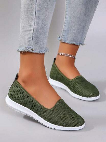 Zapatillas Bajas de Malla Transpirable