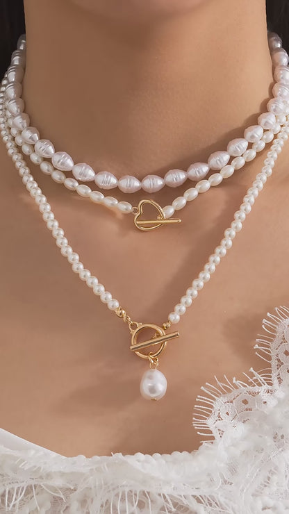 Collar de Corazón de Perla